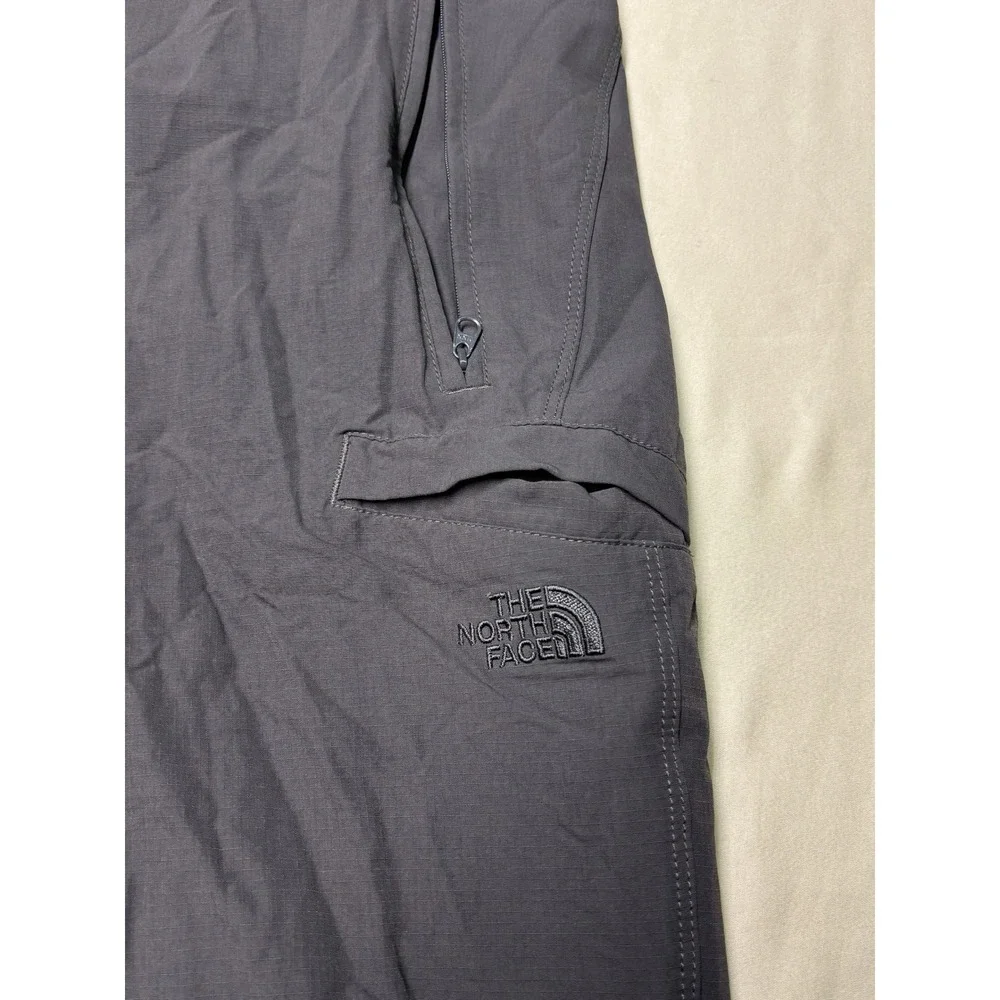 The North Face Mens Grey Hiking Cargo Pants Ripstop Stretch‎ T338/T738 35x30